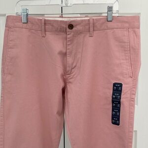 J. Crew / NWT Men's Chinos / Soft Pink 34x32
